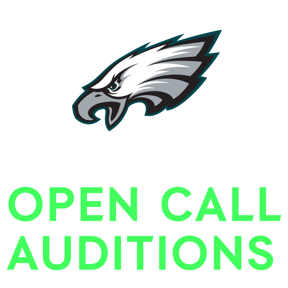 2024 Eagles Cheer Auditions Logo